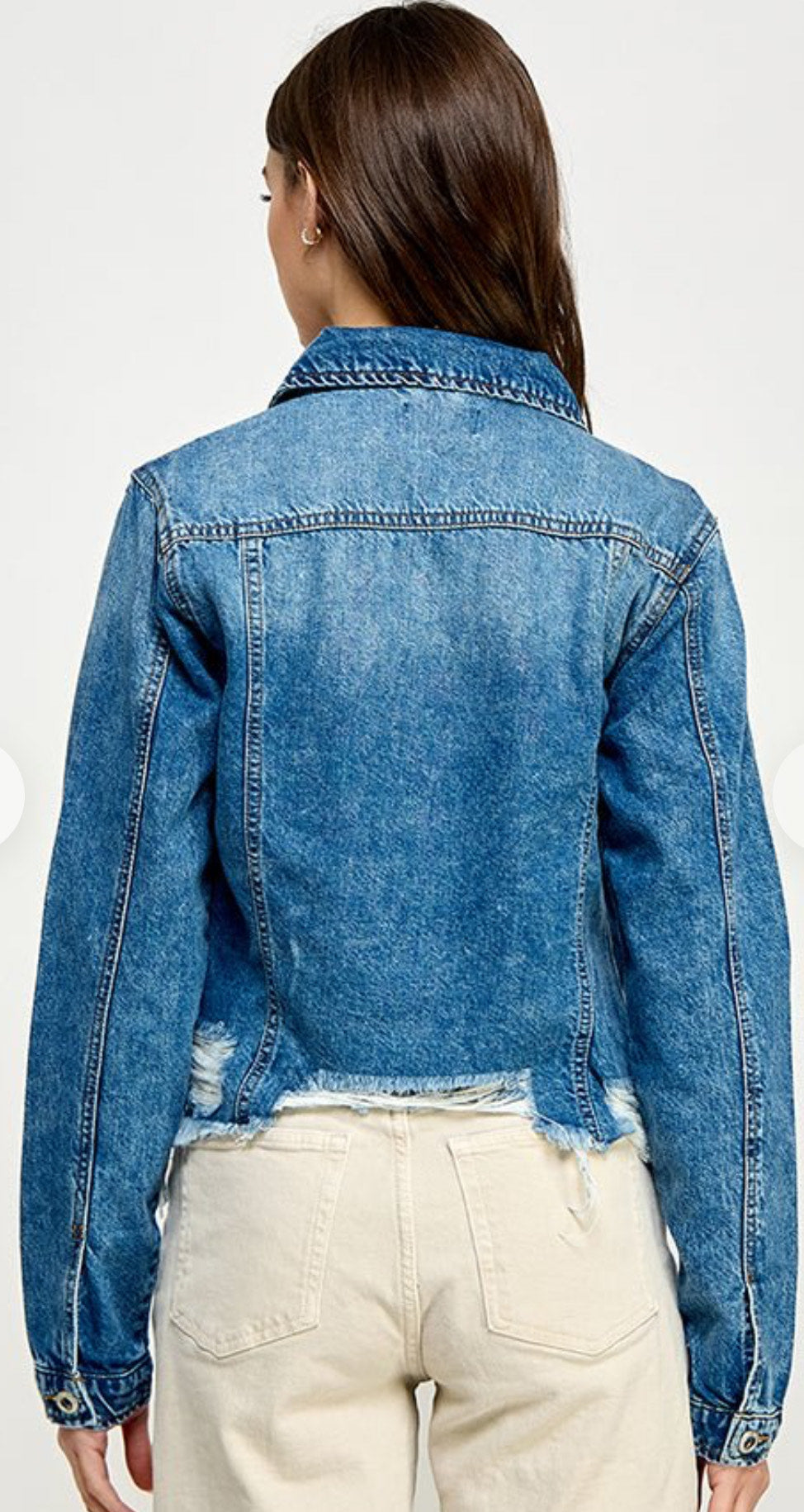 Distressed Denim Jacket