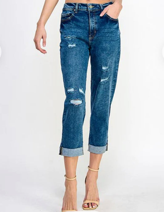 High Rise Ankle jeans