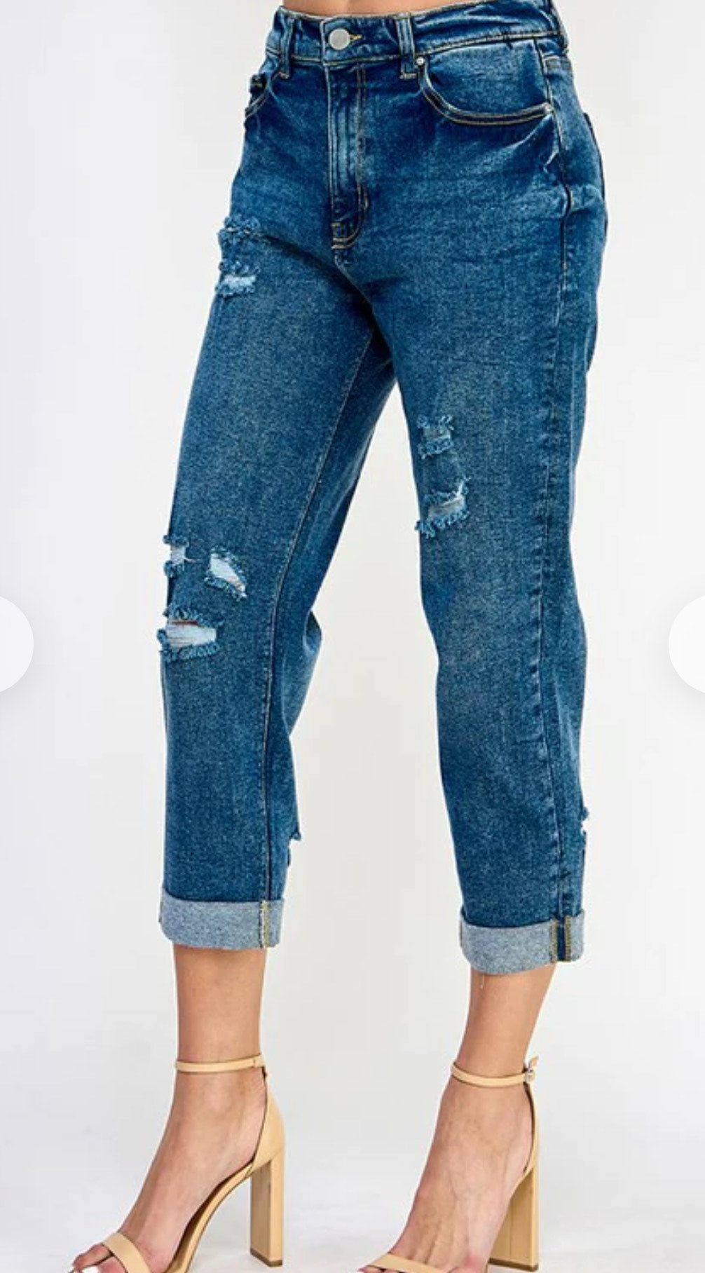 High Rise Ankle jeans