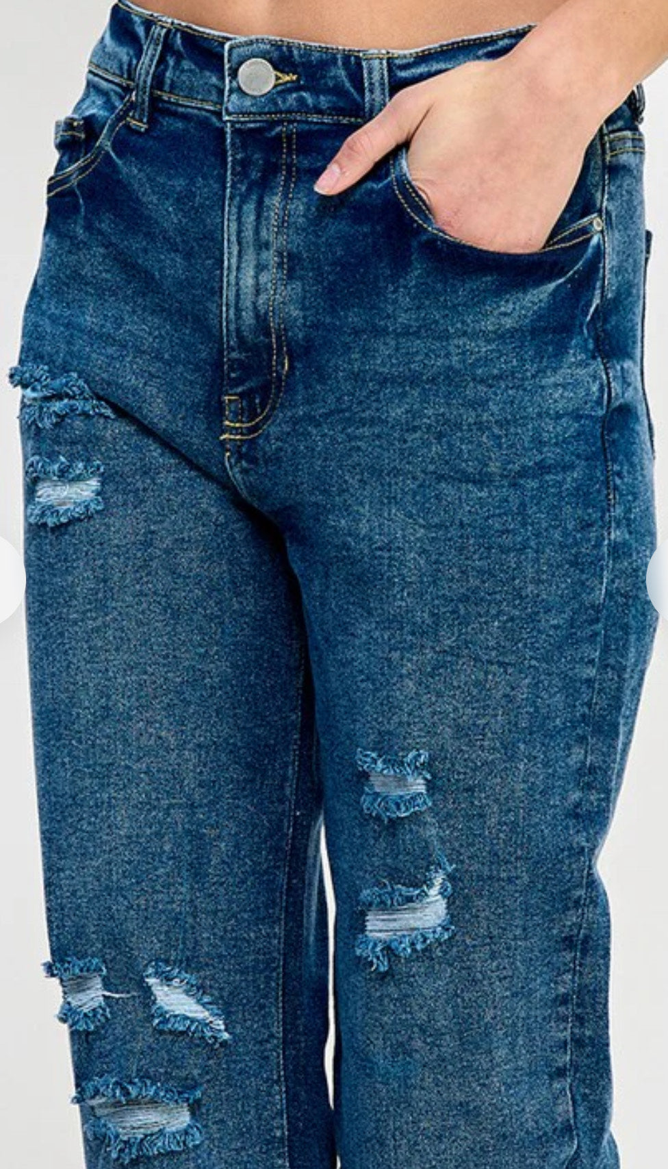 High Rise Ankle jeans
